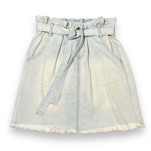 SO Juniors Paperbag Denim Skirt Size 9